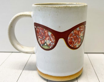 Rose Colored Glasses Mug- Cats Eye Frames