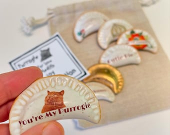 A Pouch of Purrogie Love Tokens with 24K Gold