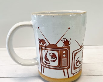 Cat TV Mug