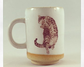 Dance On- Push Push the Cat espresso cup
