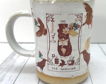 Monkey the Magician Tuxedo Cat Mug