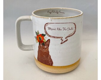 Shalom's Cup Meow like the Dude Mug