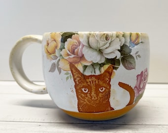 Bully's Black Cat Fabulous Tea Cup