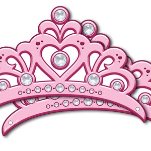 Pink Princess Crown (Instant Download)