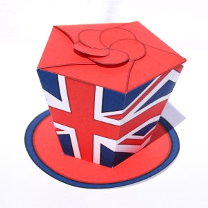 Union Jack Zylinder behandeln Box (sofortiger Download)