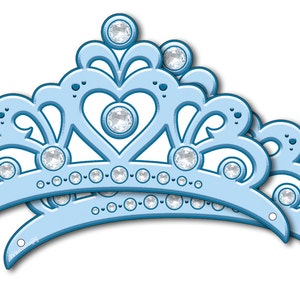 Blue Princess Crown (Instant Download)