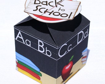 Back to School Small Treat Box (Instant Download)