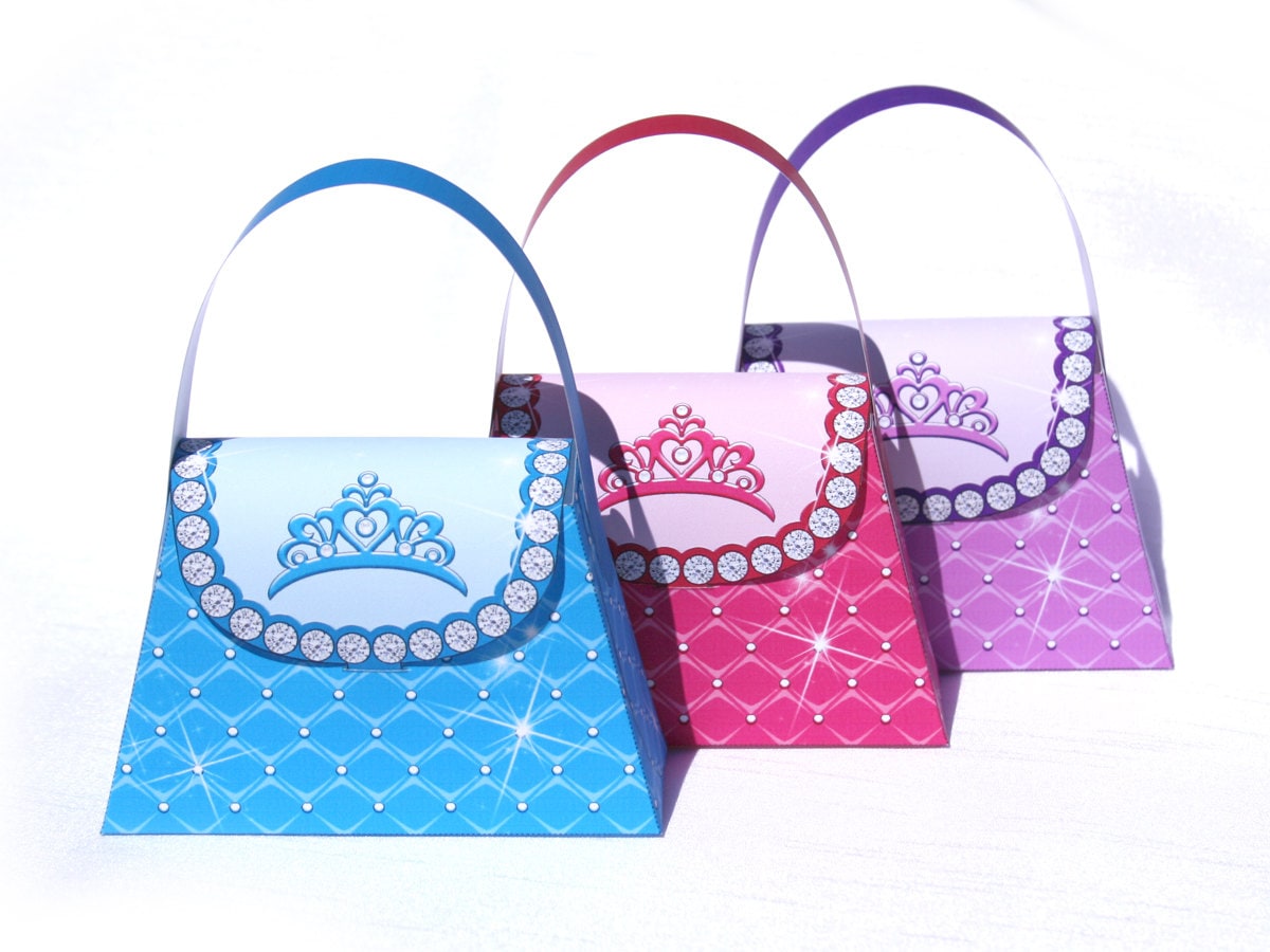 Purse Box Set Princess Purse Box Set (instant Download) - Etsy