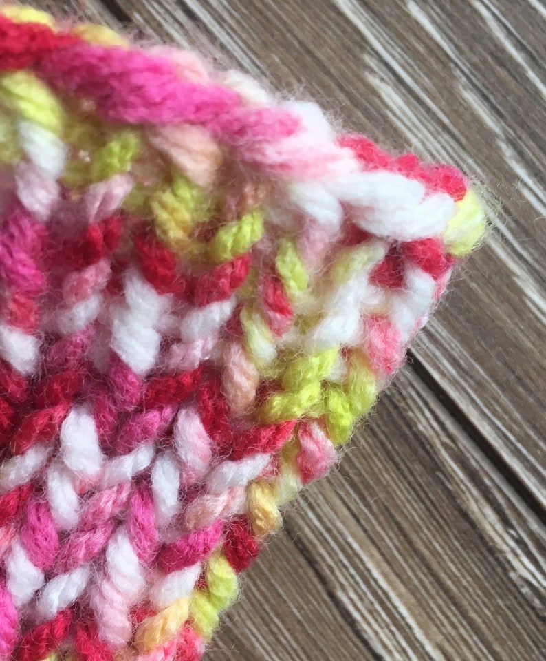 Knit Children/'s Socks Toddler Socks size 3-4 Kid/'s Winter Socks Pink /& White Socks for Girl Seamless Acrylic Cozy Bed Socks Bahde