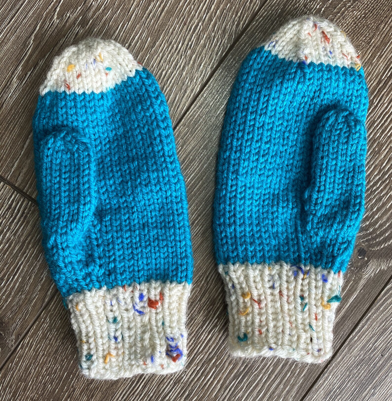 Children's Mittens Girl Boy Size Medium Knit Mittens 6 Etsy