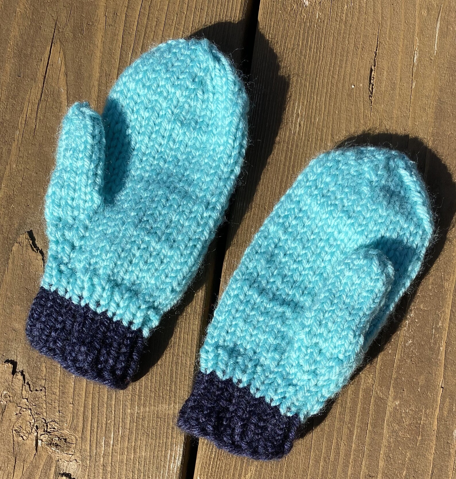 Knit Mittens 4T Girl Boy Knit Mittens 3 4 Year Old Etsy