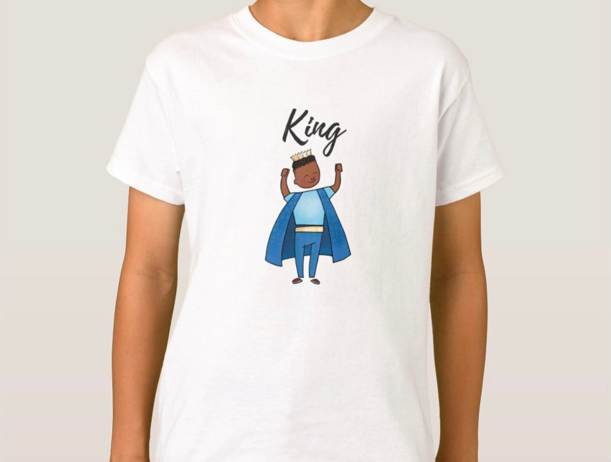 Boys King T-shirts Young King T-shirt 