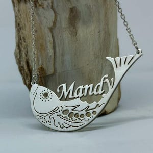 Small Gold Fish Necklace, Fish Name Necklace, Silver Fish Symbol Necklace, Jointed Fish Necklace, Minimal Animal Necklace,lucky necklace
