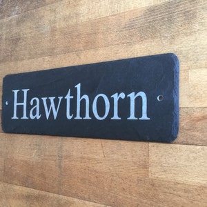 Slate House Signs 40cm x 10cm Perfect Gate Sign, Bar Sign, Outdoor Summer House or Man Cave Sign.