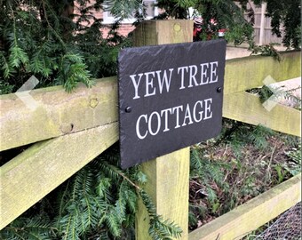 Personalised house signs and numbers, handmade perfect house warming gift