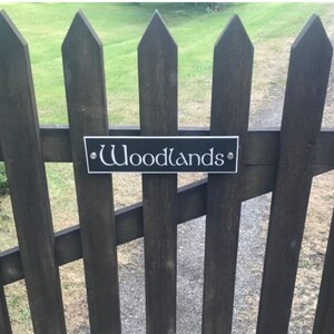 House Gate Names Aluminium House Name Plates. Signs for Doors Walls or Gates. Fixings ...