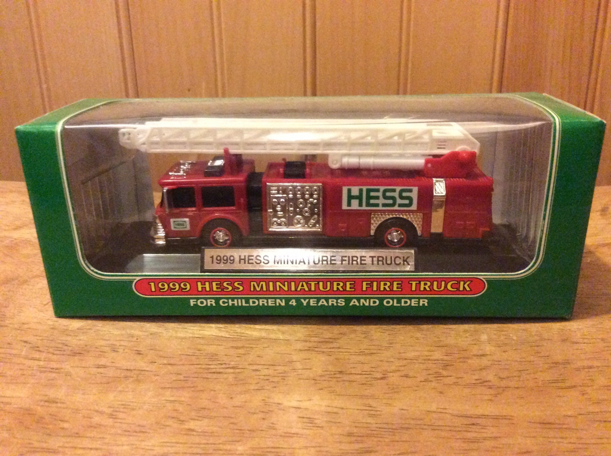 hess red fire truck