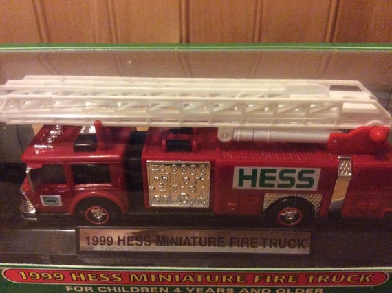 red hess fire truck
