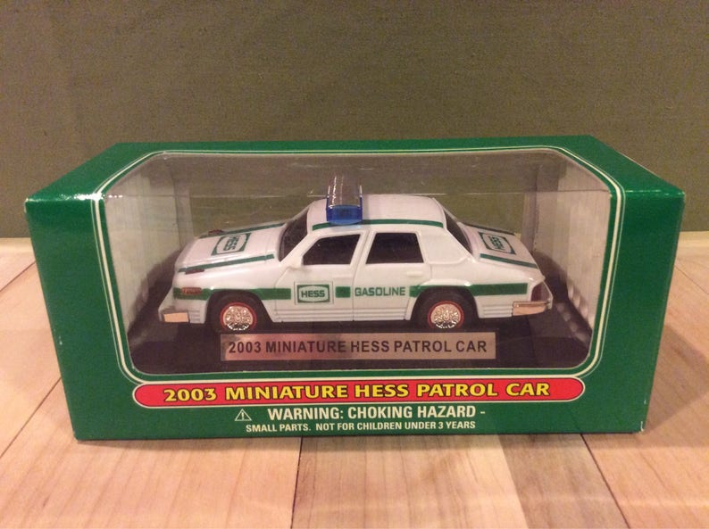 2003 miniature hess patrol car