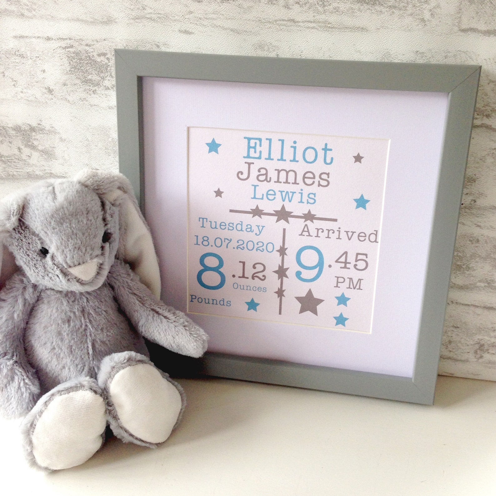 Personalised New Baby FrameBaby GiftNewborn GiftBaby Etsy