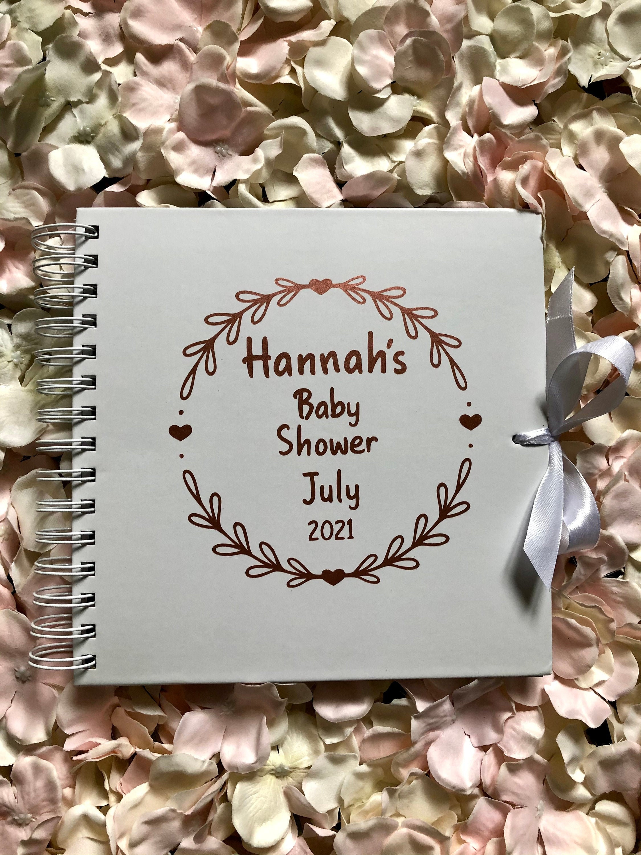 Baby Shower Memory BookBaby Shower GiftsPersonalised Baby Etsy Italia
