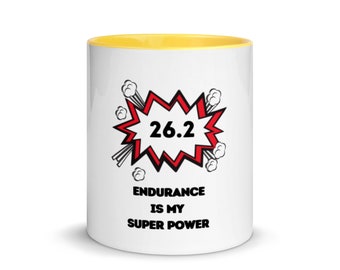 Running Mug, Runners Gifts, Runner Coffee Mug, Marathon Coffee Mug, 26.2, Marathon Gifts