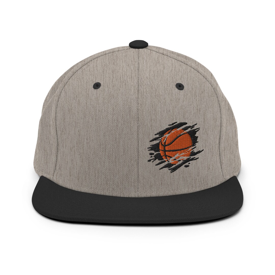 Basketball Hat, Distressed Basketball, Sports Hat, Hoops Hat