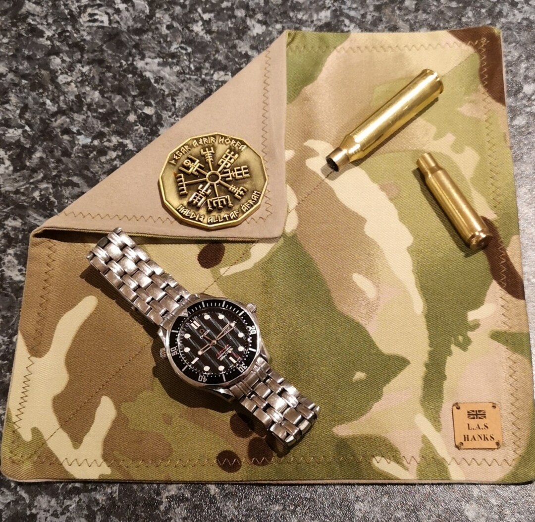 Camo Hank, MTP multi Terrain Pattern EDC Hank, Pocketsquare, Military ...