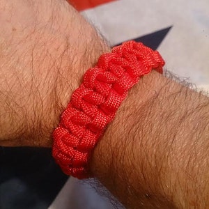 Masonic Scarlet Cord handmade paracord bracelet