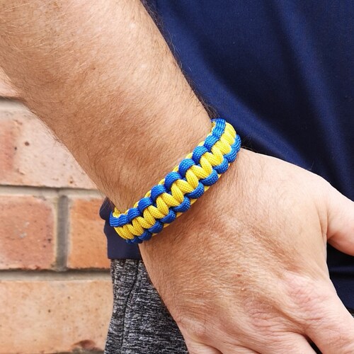 Ukraine Colours Bracelet Blue Yellow Show Your Support Etsy