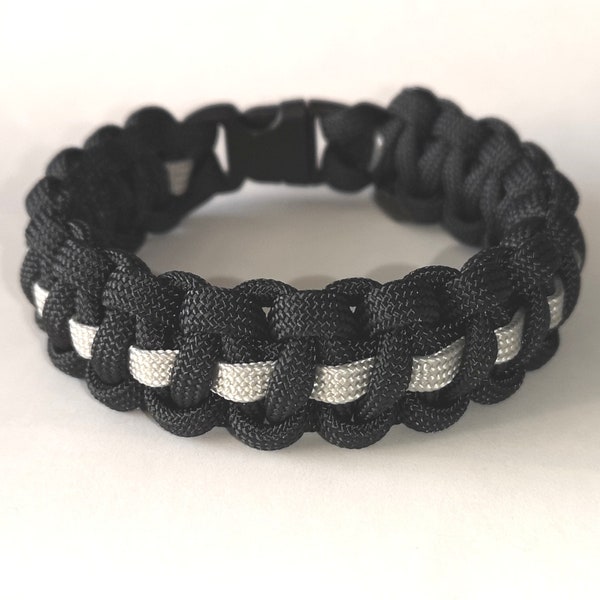 The Thin Gray Line Prison Service/Officier/Bracelet paracorde correctionnel