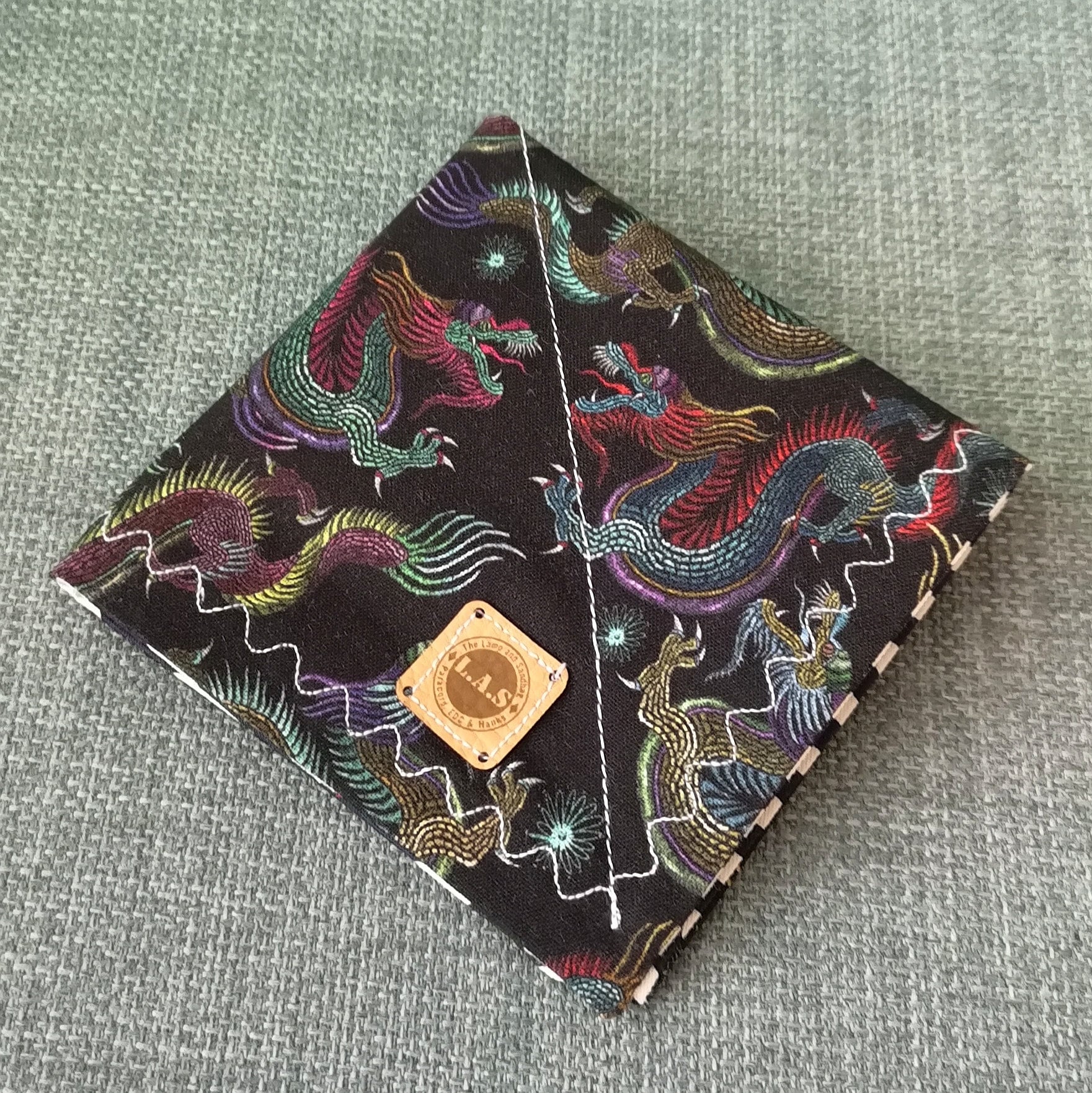 Oriental Dragons Handkerchief Edc Hank mythical Chinese Hank