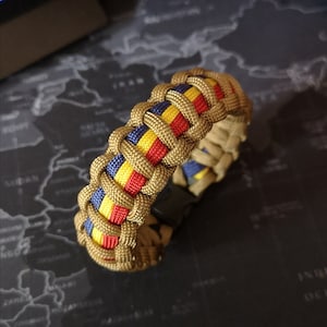 FDNY Firefighter Bunker Turnout Gear Thin Red Line 550 Paracord Bracelet