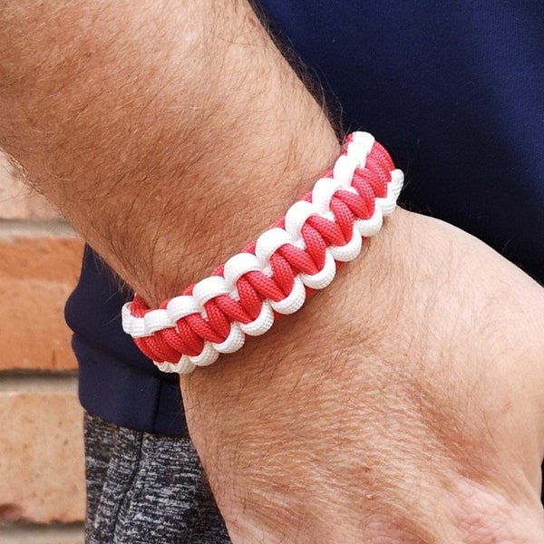 Arsenal FC Gunners Gooners 60s Retro Paracord Bracelet