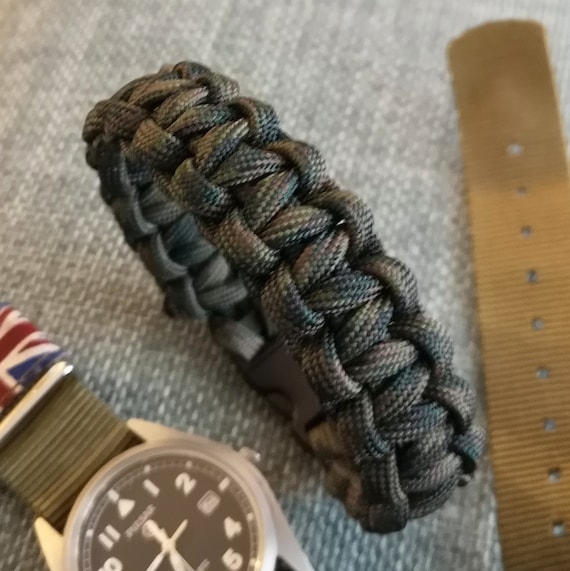 Woodland Camo US 550 Paracord Bracelet