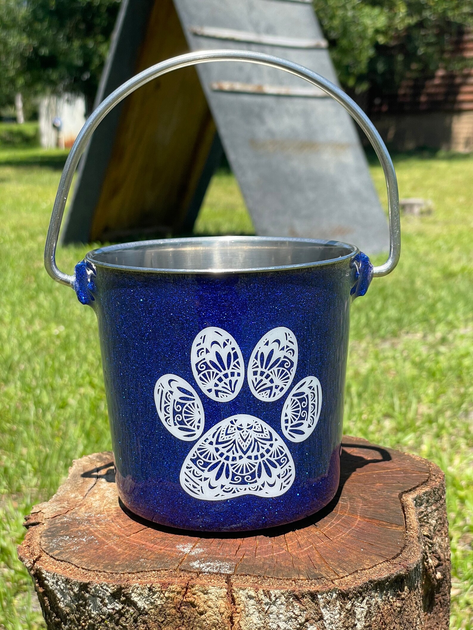 Dog Tumblers Water Bucket Pail Epoxy Tumbler for Dogs Etsy
