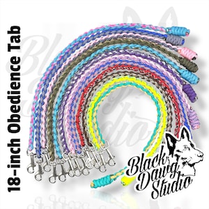 18-inch Paracord Dog Obedience Tab