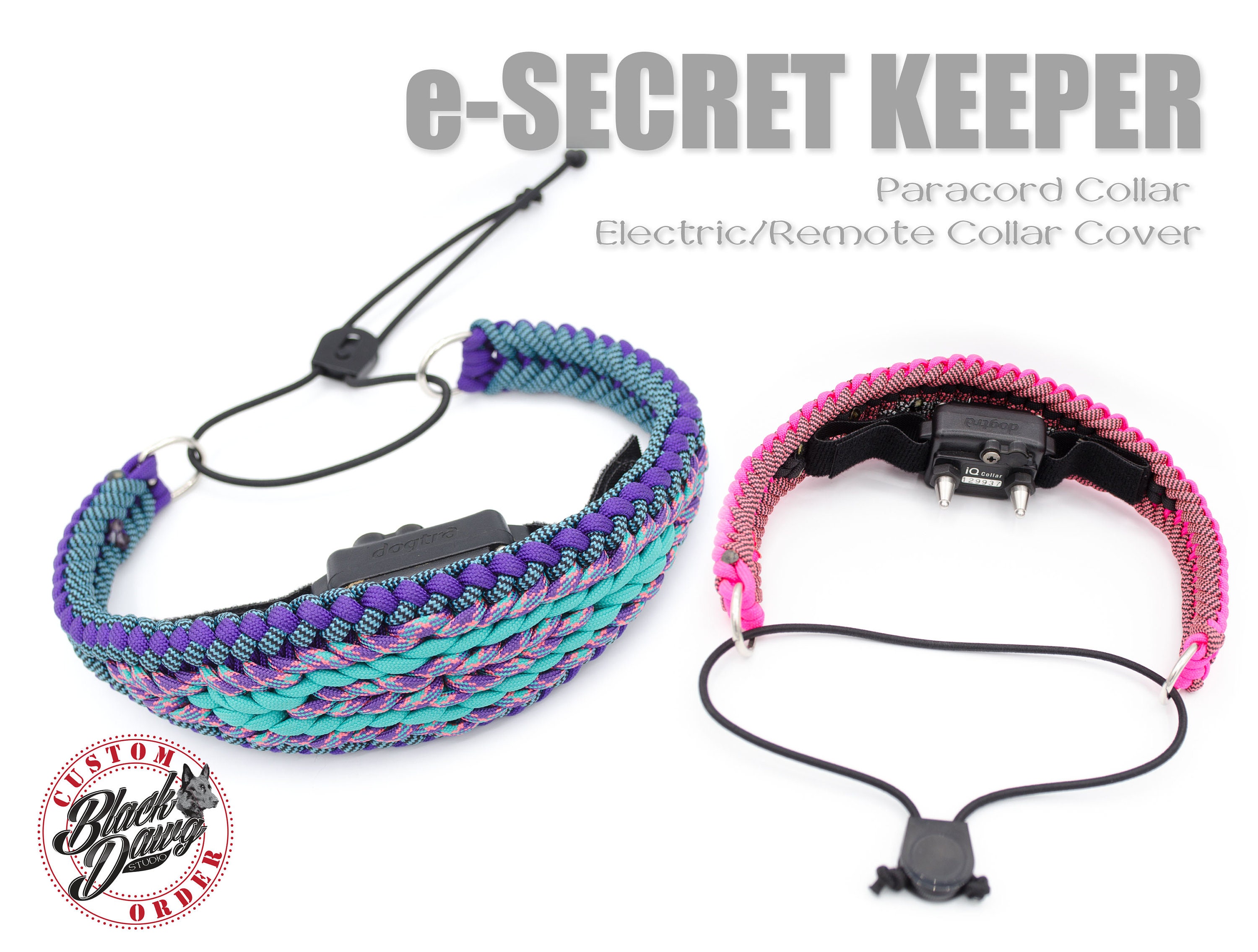 eSecret Keeper Paracord Collar Electric/Remote Training Etsy