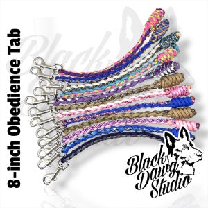 8-inch Paracord Dog Obedience Tab