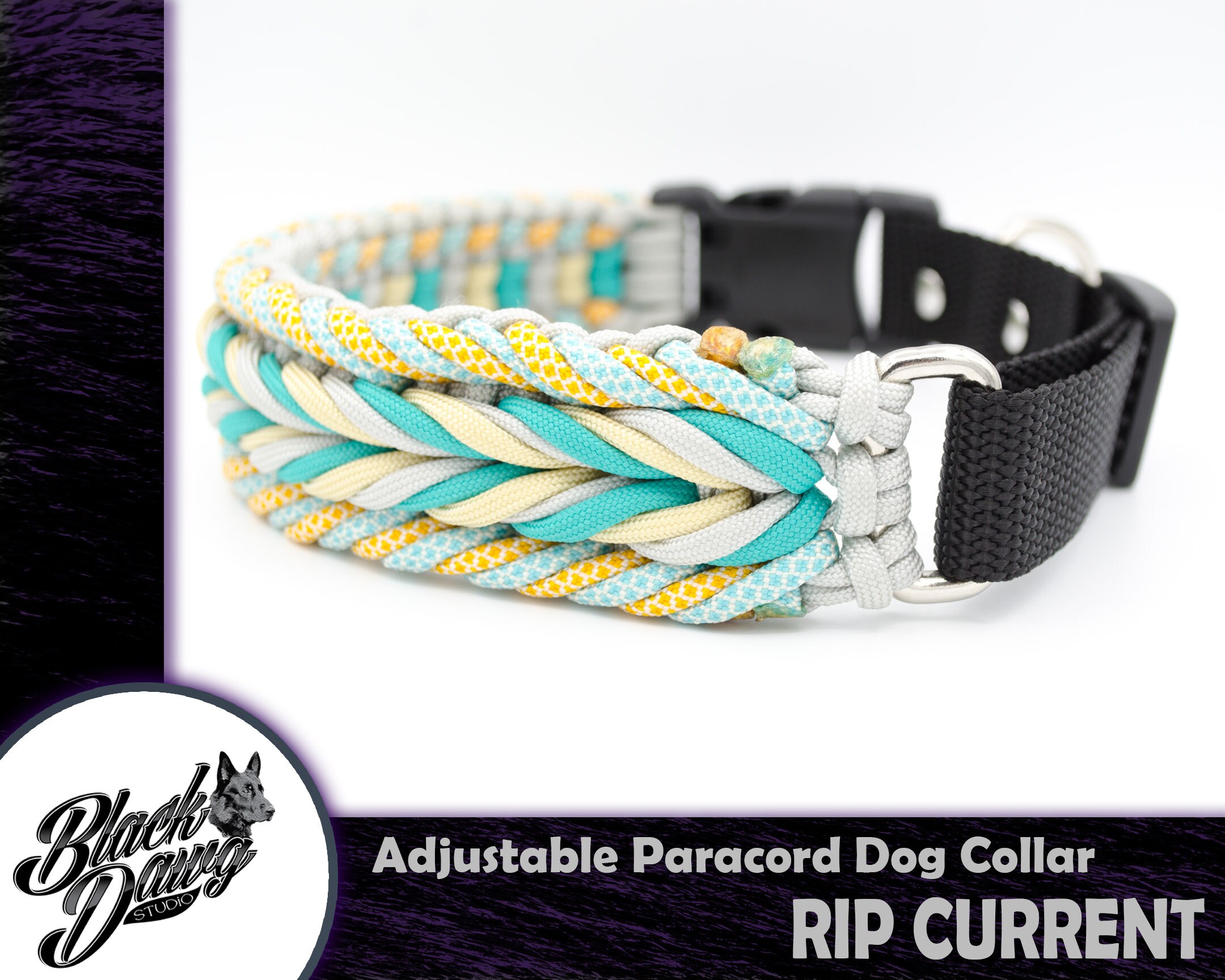 Adjustable paracord best sale collar