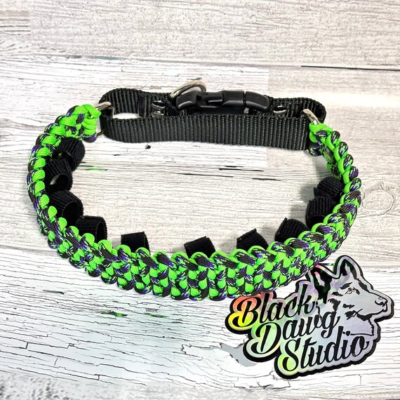 Paracord top prong collar