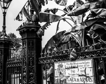 Jackson Square (Plaza D Armas)  New Orleans, Fine Art Photography, New Orleans Art