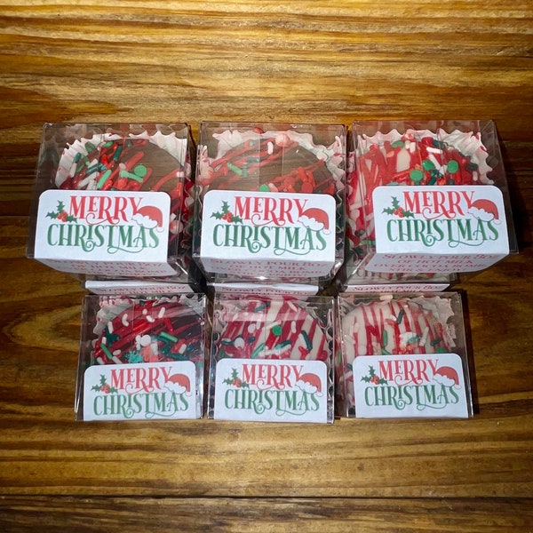 25 pack Christmas holiday hot chocolate cocoa bombs bulk individually wrapped for parties, weddings, classroom gifts, party favors
