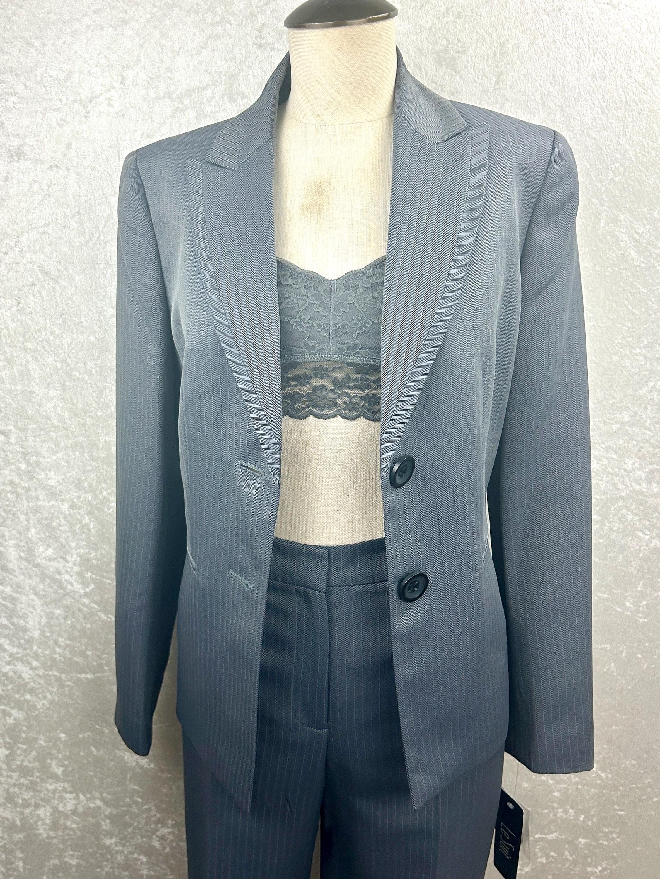 90s Grey Suit - Etsy