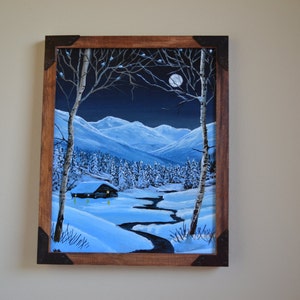 Original winter painting