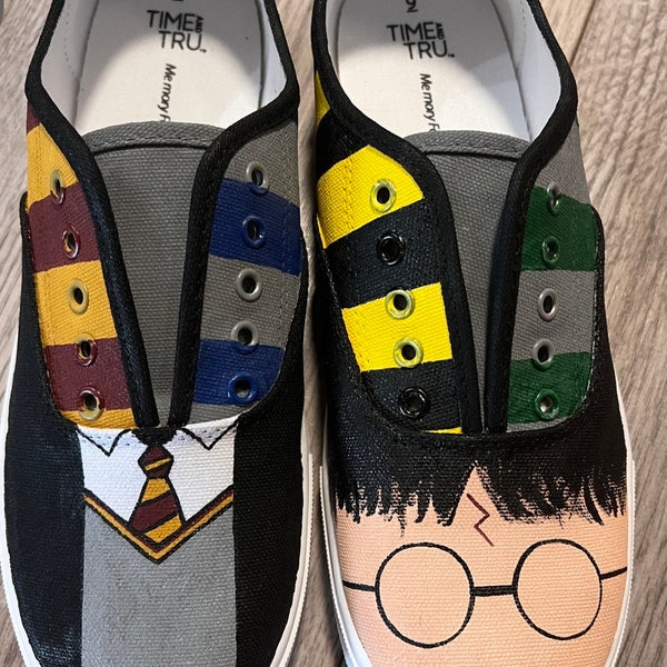 Custom wizard themed shoes