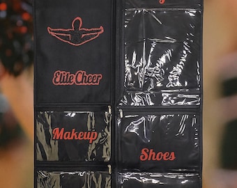 Personalized Cheer and Dance Garment Bag / Custom Cheerleading Uniform & Shoe Organizer
