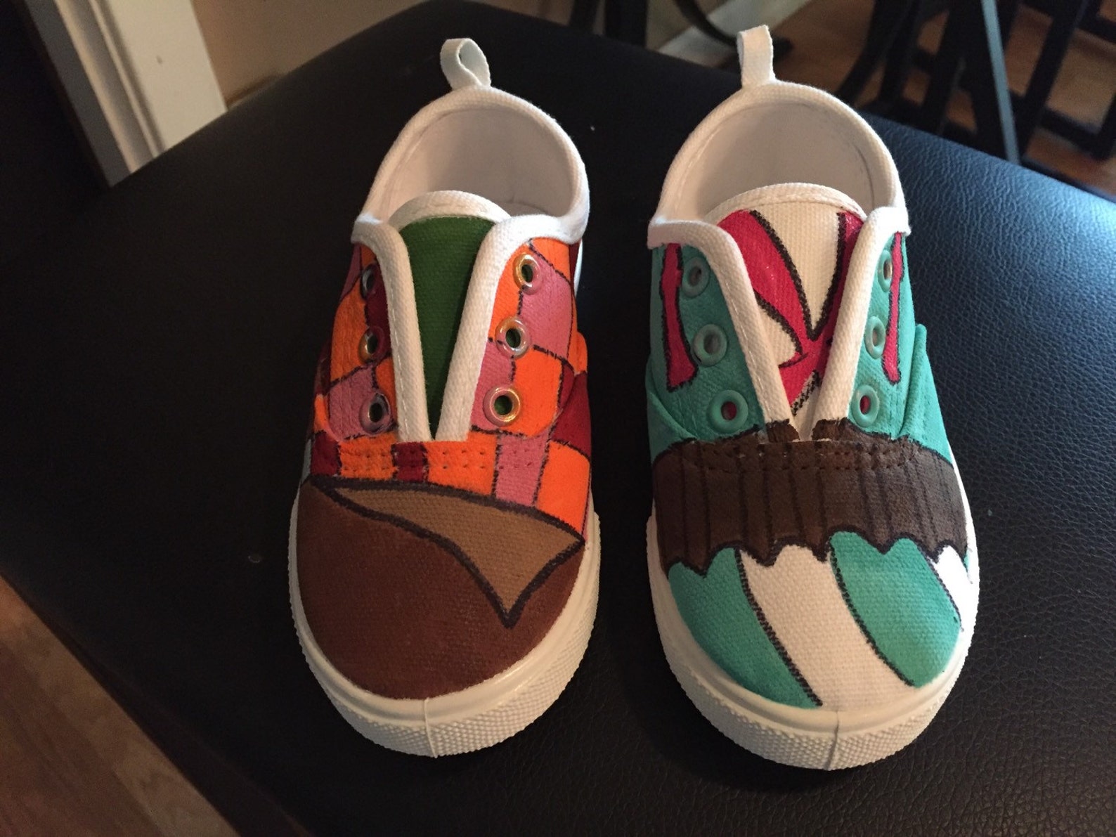 Wreck It Ralph Handpainted Shoes - Etsy