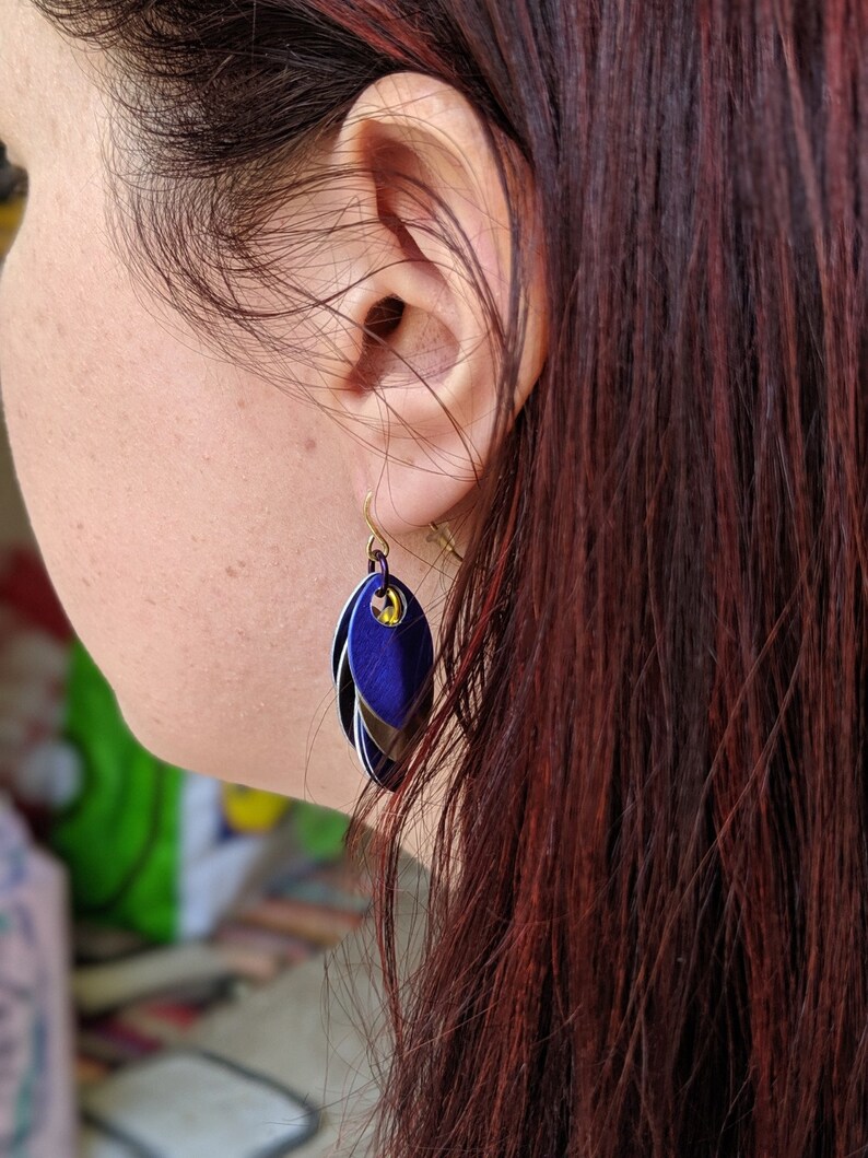 JMU Scale Earringsjames Madison University Earrings Etsy