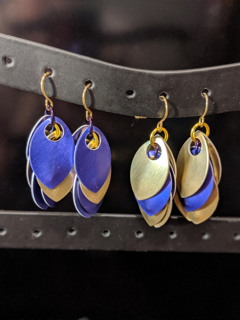 JMU Scale Earringsjames Madison University Earrings Etsy